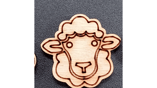 Pack  Cabezas de ovejas 4 cms