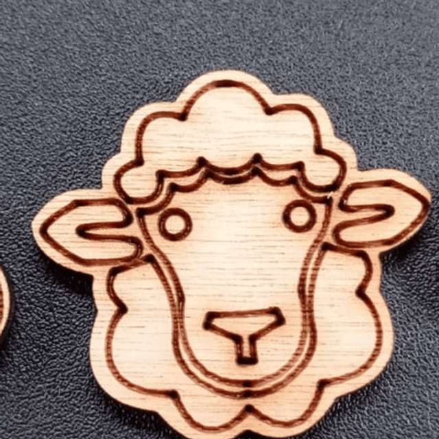 Pack  Cabezas de ovejas 4 cms