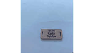 Pack Etiquetas Madera pasa cinta 4,5x2 cms