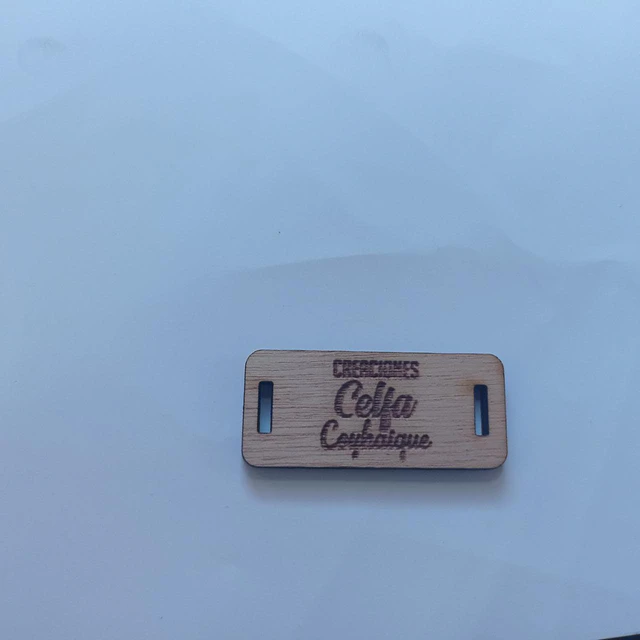 Pack Etiquetas Madera pasa cinta 4,5x2 cms 1