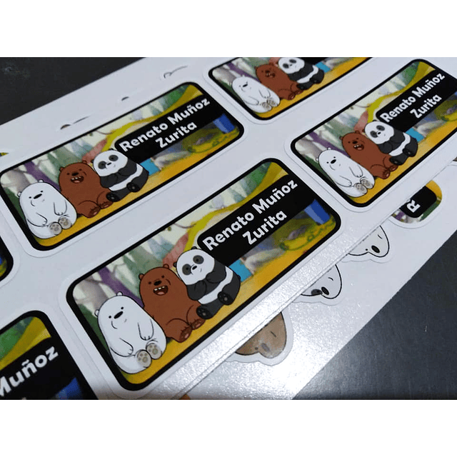 Pack stickers escolares personalizadas