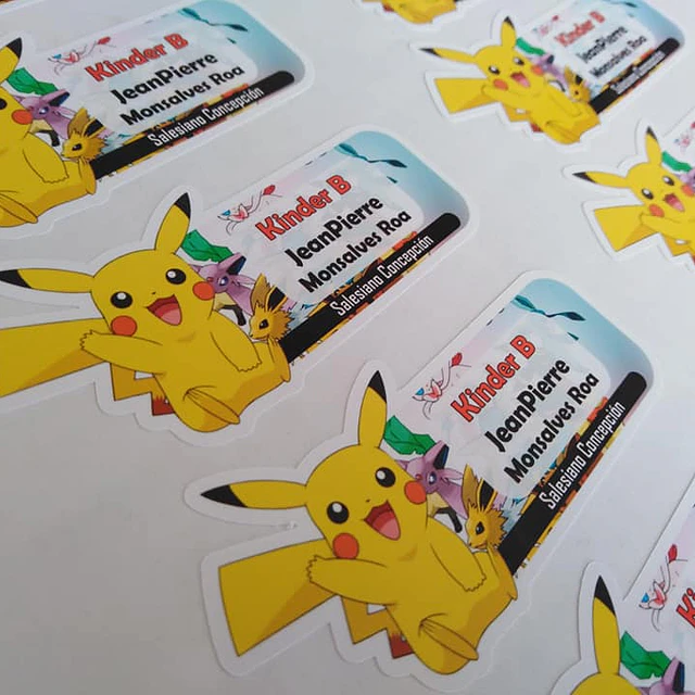 Etiquetas  Escolares Personalizadas adhesivas – Diseño Único 4