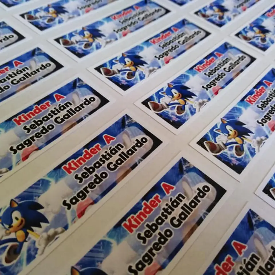 Etiquetas  Escolares Personalizadas adhesivas – Diseño Único 5