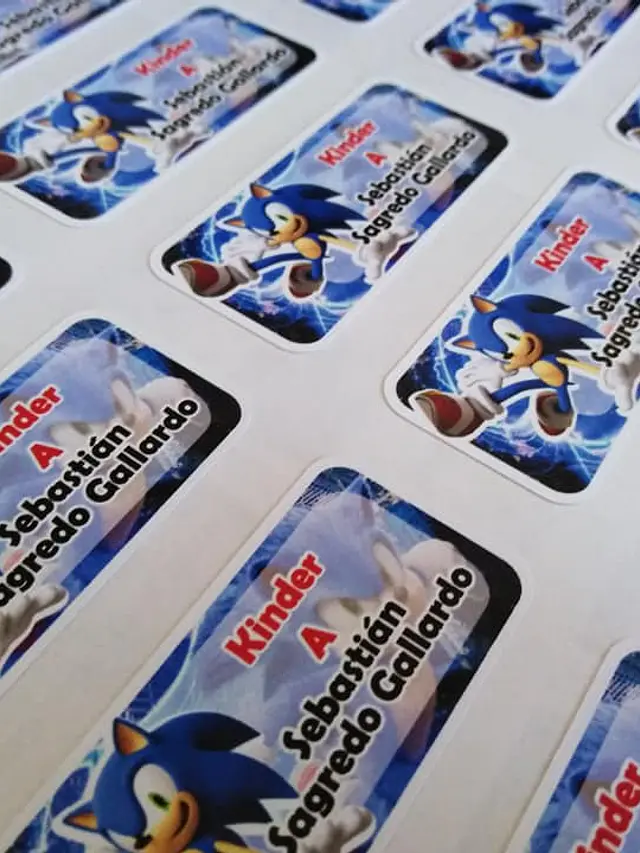 Etiquetas  Escolares Personalizadas adhesivas – Diseño Único 6