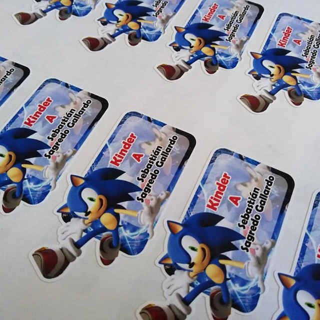 Etiquetas  Escolares Personalizadas adhesivas – Diseño Único 7