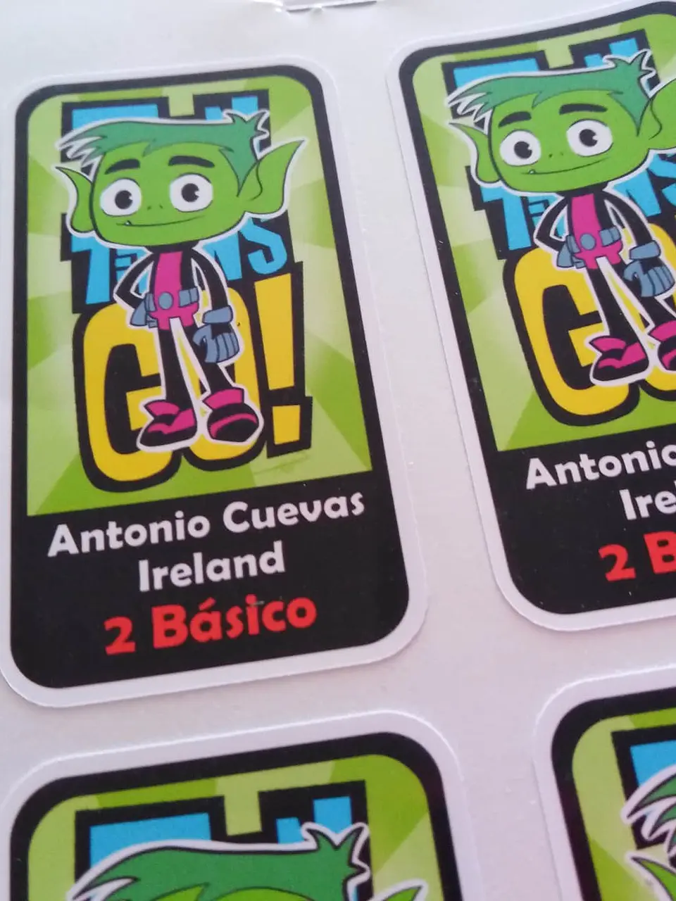 Etiquetas  Escolares Personalizadas adhesivas – Diseño Único 10