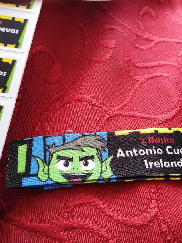 Pack 24 etiquetas escolares para costura personalizadas 2