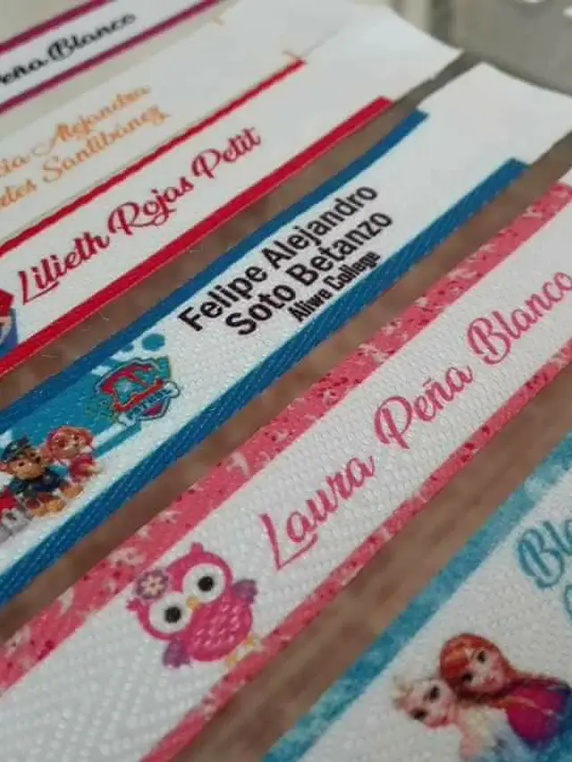 Pack 24 etiquetas escolares para costura personalizadas 4