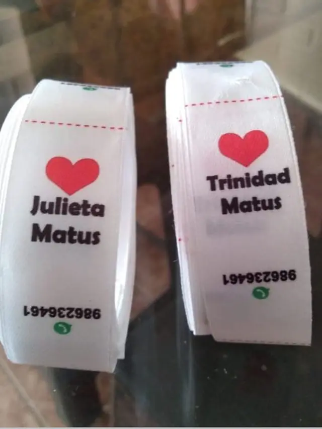 Pack 24 etiquetas escolares para costura personalizadas 5