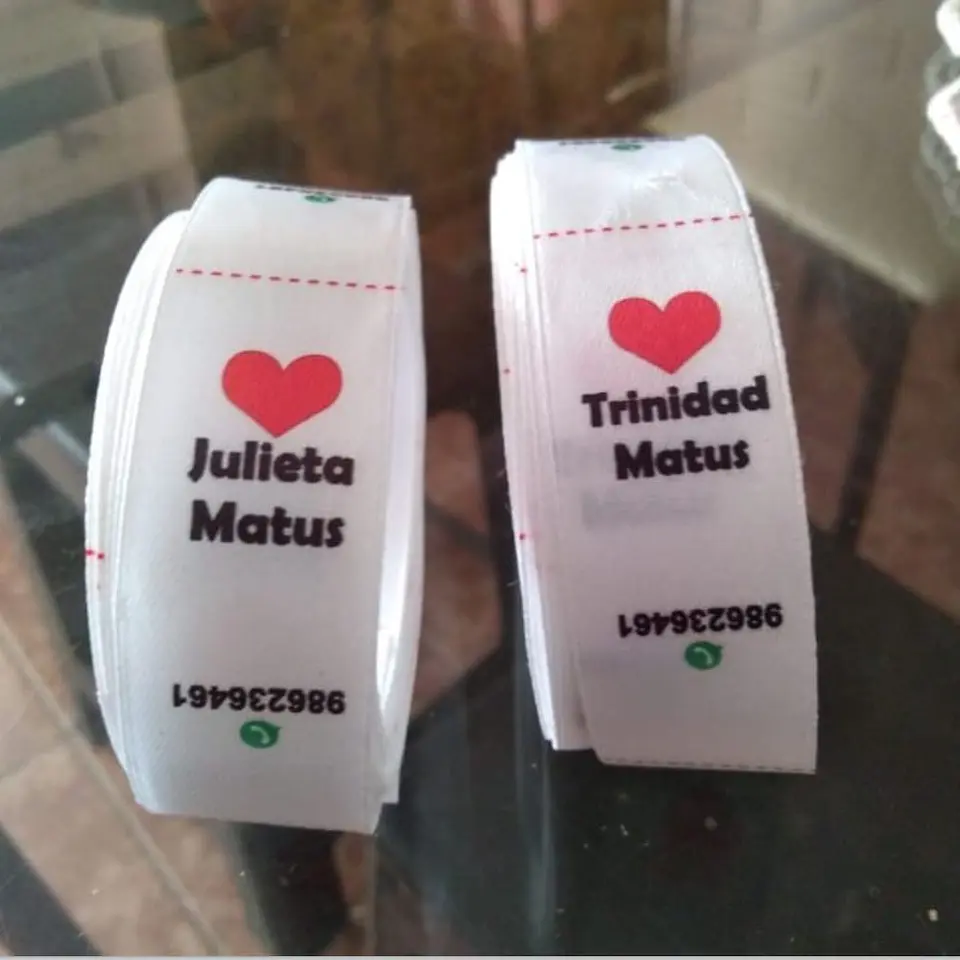 Pack 24 etiquetas escolares para costura personalizadas 5