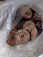 Pack  Etiquetas de madera Grabado laser 3,5cms - Miniatura 3