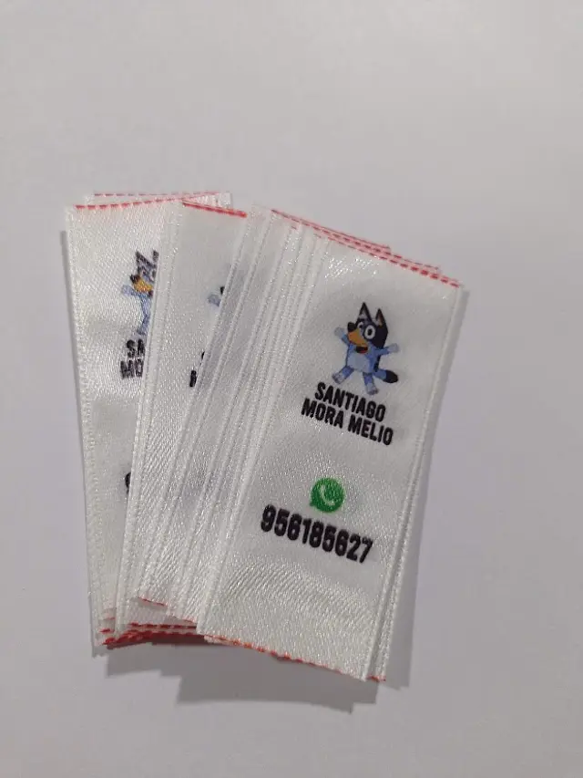 Pack 24 etiquetas escolares para costura personalizadas 6