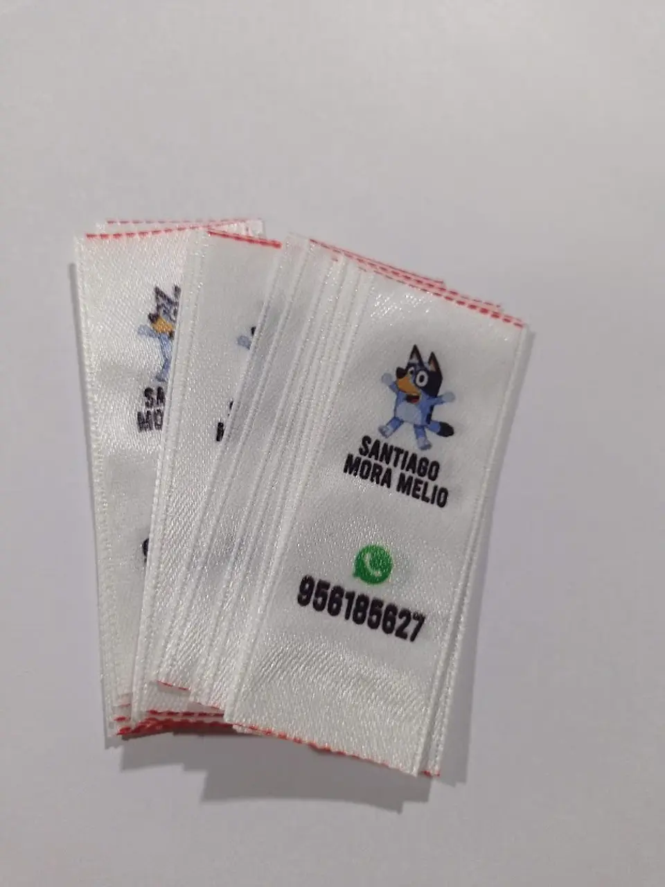 Pack 24 etiquetas escolares para costura personalizadas 6