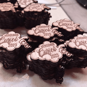 Etiquetas Madera vendimia