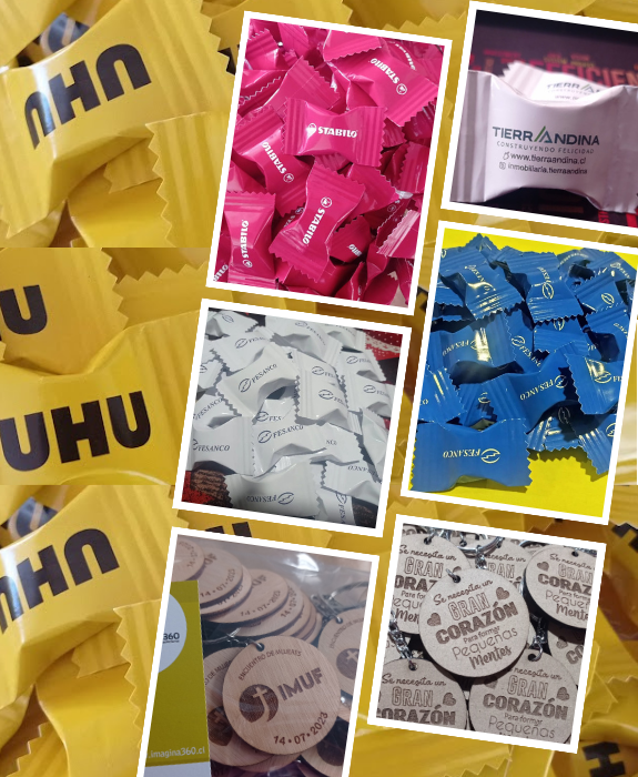 DULCES PUBLICITARIOS O GOLOSINAS PROMOCIONALES