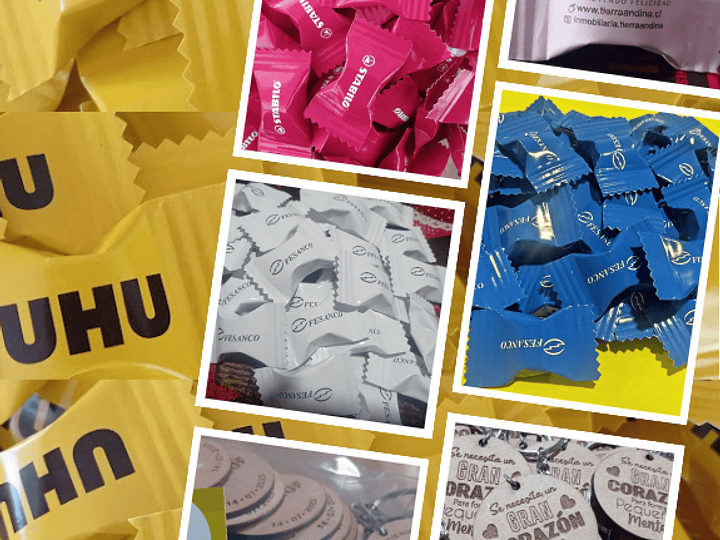 DULCES PUBLICITARIOS O GOLOSINAS PROMOCIONALES