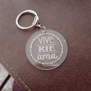  Llaveros de acrílico Grabados 5cm