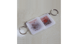 Llaveros de acrílico full color ambas caras