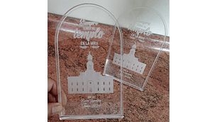 Galvano acrílico 12x20 cms