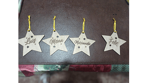 Estrellas navideños personalizados
