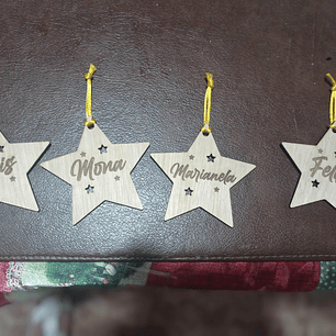 Estrellas navideños personalizados