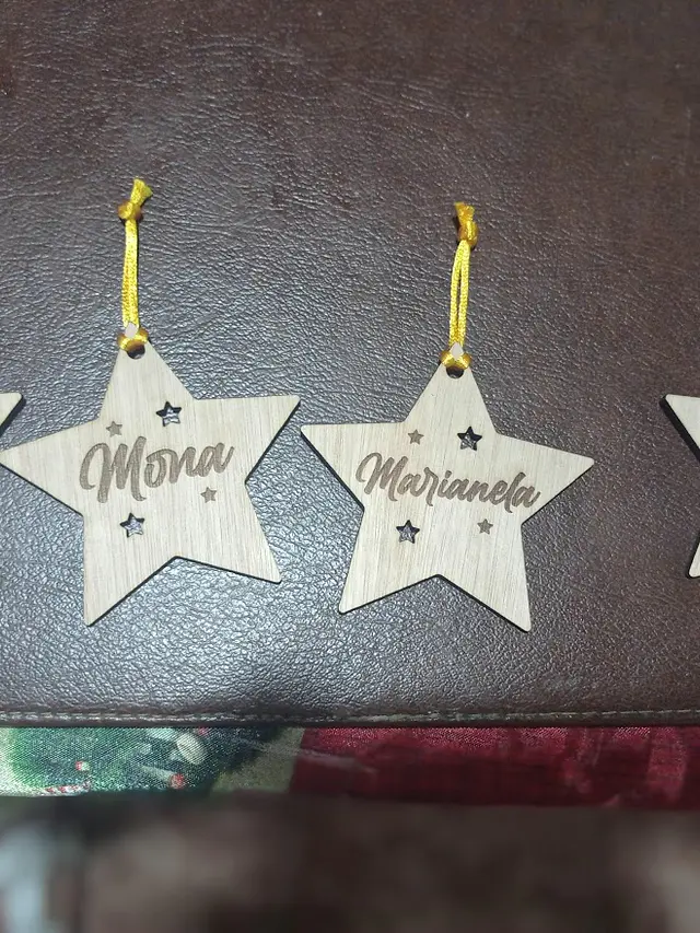 Estrellas navideños personalizados 1