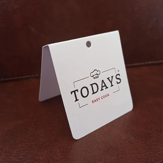 PACK 100 Etiquetas Colgantes Personalizadas para calcetines o artículos varios 2