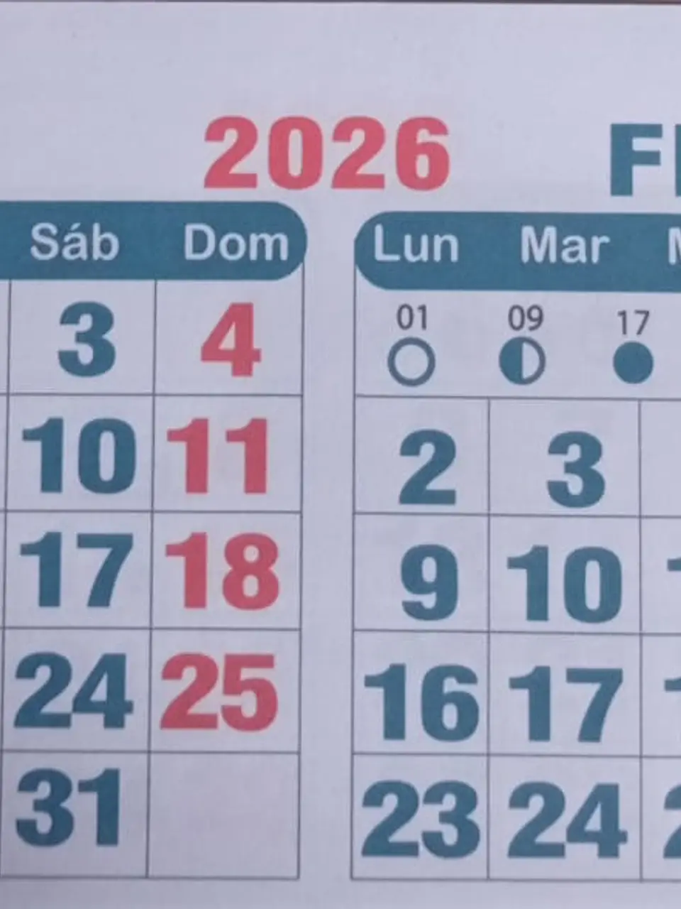 Calendario BIMENSUAL imprimible 2026  3