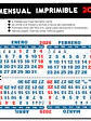 Calendario BIMENSUAL imprimible 2026  - Miniatura 1