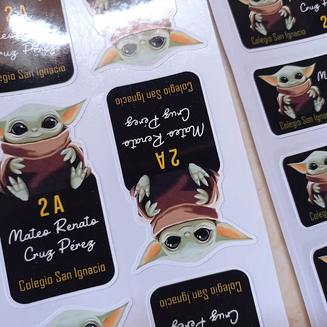 Pack de Etiquetas Escolares Personalizadas adhesivas – Diseños por Asignatura 8