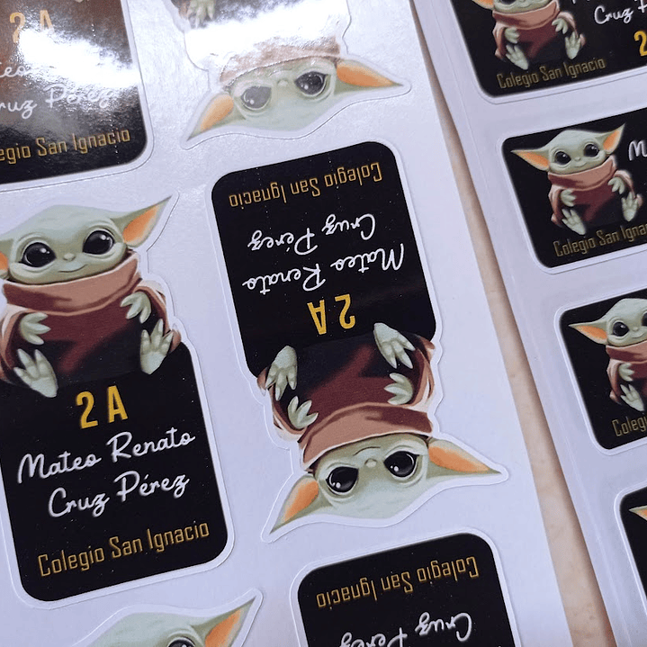 Pack de Etiquetas Escolares Personalizadas adhesivas – Diseños por Asignatura 8