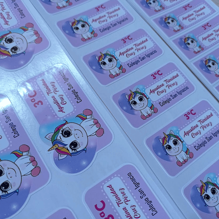 Pack de Etiquetas Escolares Personalizadas adhesivas – Diseños por Asignatura 9