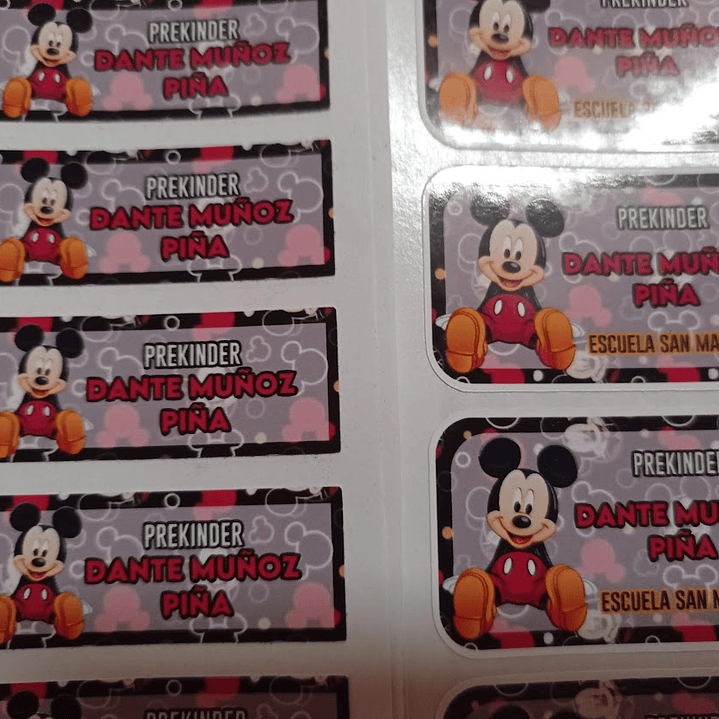 Pack de Etiquetas Escolares Personalizadas adhesivas – Diseños por Asignatura 12