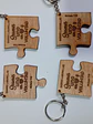 Set de 4 llaveros tipo puzzle - Miniatura 2