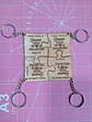Set de 4 llaveros tipo puzzle - Miniatura 4