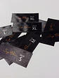 Pack 1.000 Etiquetas de costura personalizadas en Cinta Satín - Miniatura 3