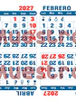 Calendario BIMENSUAL imprimible 2027 - Miniatura 2