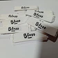 100 Etiquetas Espiga de 2 Cms Personalizadas fondo blanco, cortadas y selladas - Miniatura 2