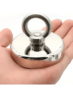 iman gancho d60 mm neodimio soporta hasta 120 kg 