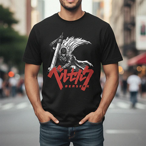 Polera Berserk Guts Anime