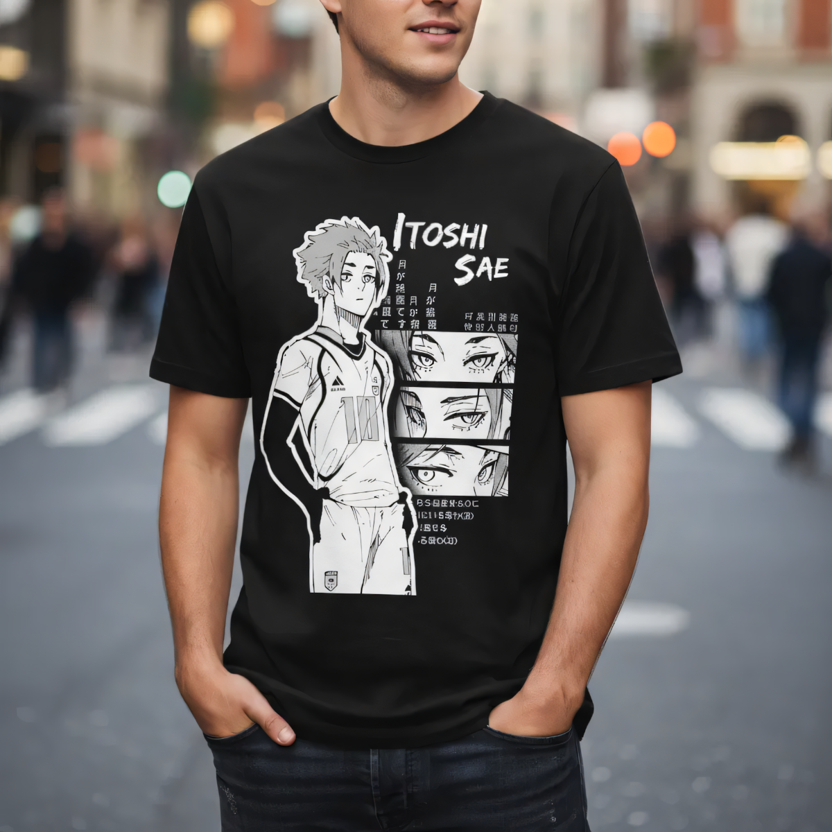 Polera Blue Lock Sae Itoshi Anime 1