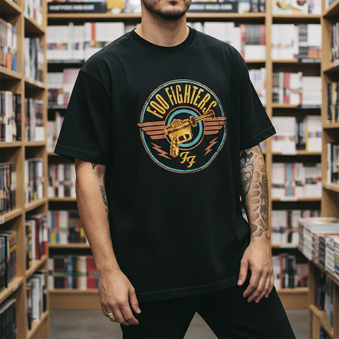 Polera Banda Foo Fighters Rock