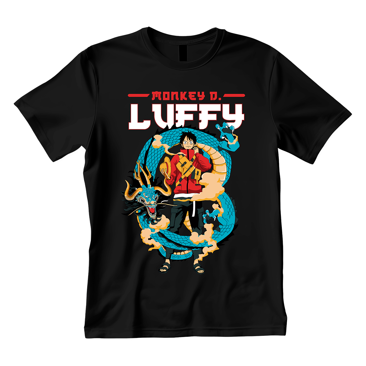 Polera One Piece Luffy Kaidou Anime 9