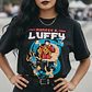 Polera One Piece Luffy Kaidou Anime - Miniatura 8