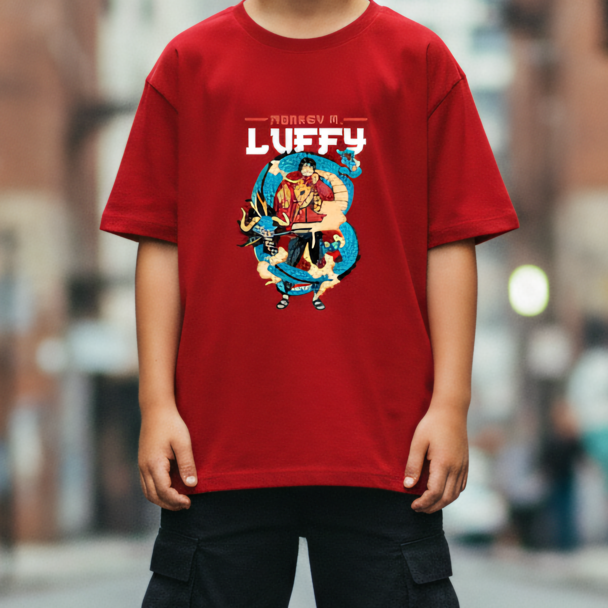 Polera One Piece Luffy Kaidou Anime 2
