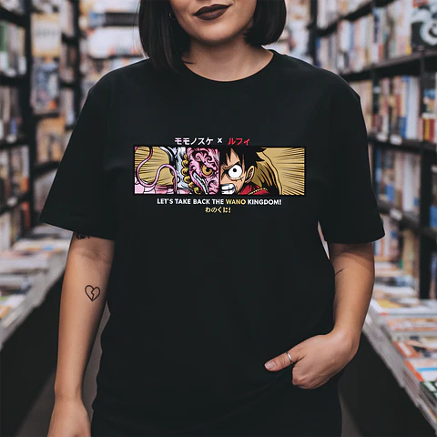 Polera One Piece Luffy Momo Anime