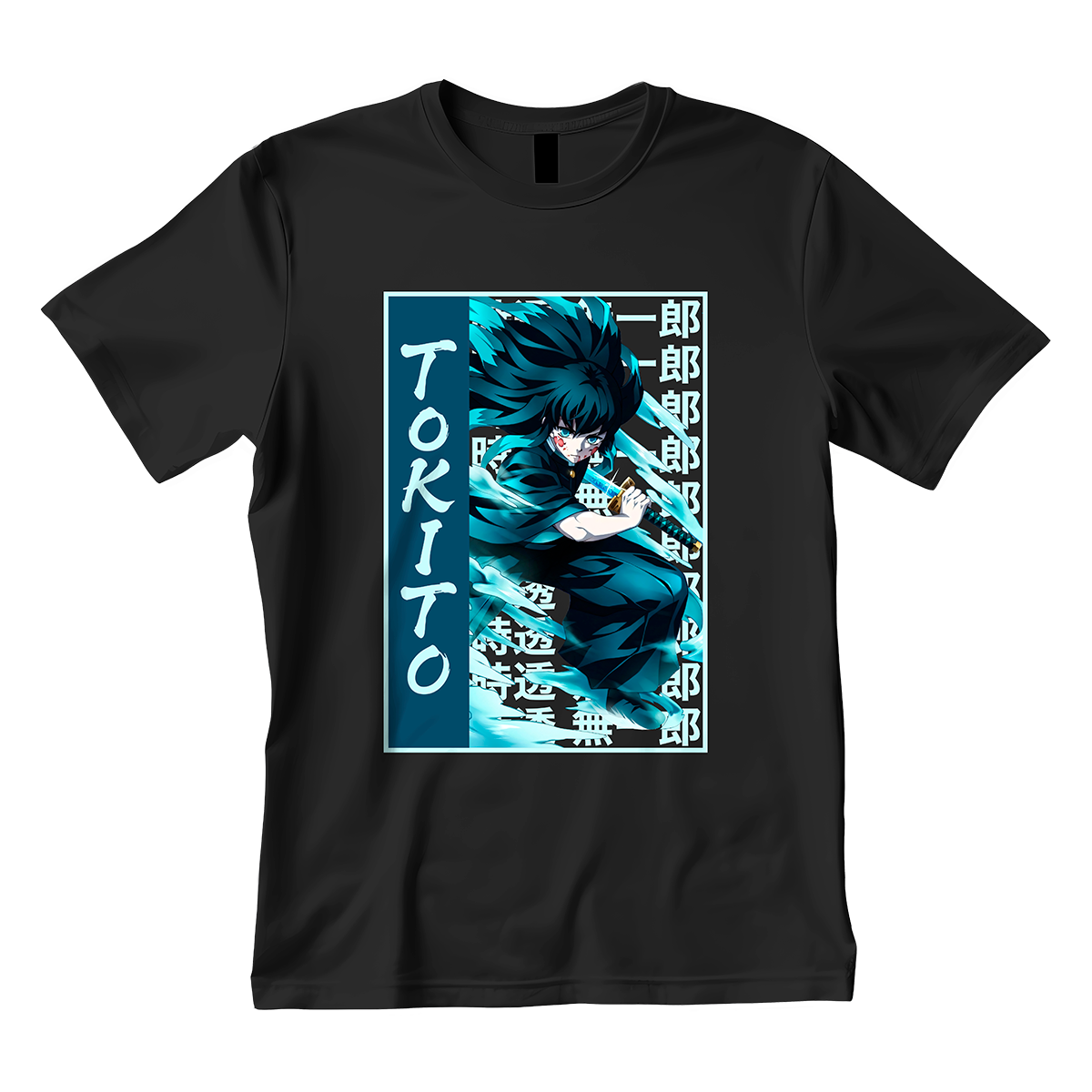 Polera Demon Slayer Kimetsu No Yaiba Tokito Marca Anime 3