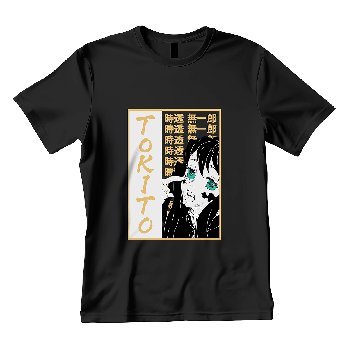 Polera Demon Slayer Kimetsu No Yaiba Tokito Mueca Anime 3