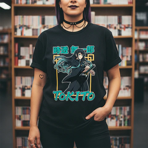 Polera Demon Slayer Kimetsu No Yaiba Tokito Pilar Anime