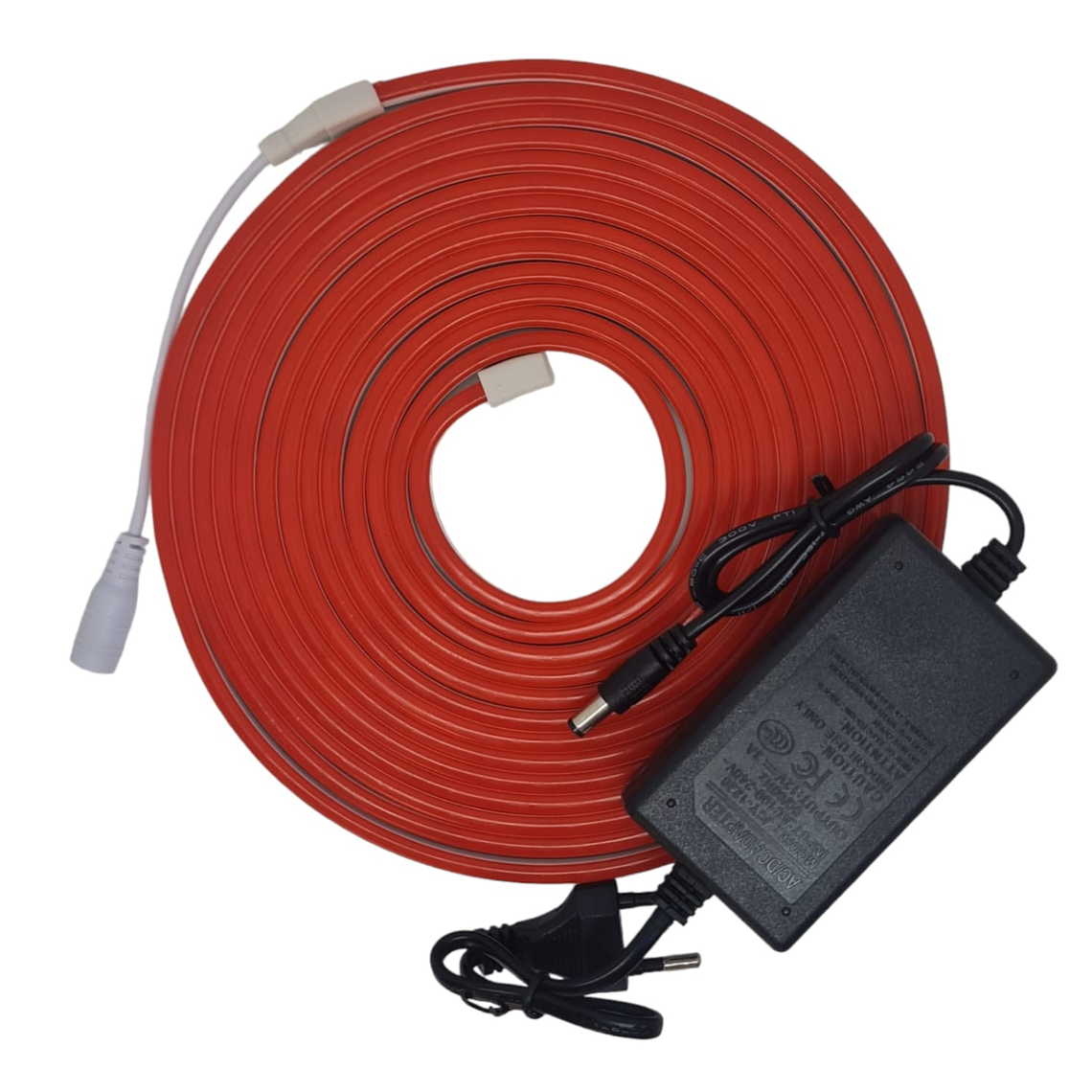 Neón flexible ROJO con Cargador / 5 Metros 1